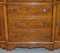 Burr & Burl Yew Wood and Faux Drawer Fronted Library Bookcase Sideboard with Shelves 13