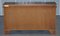 Burr & Burl Yew Wood and Faux Drawer Fronted Library Bookcase Sideboard with Shelves 17