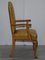Art Deco Hand Carved Walnut & Leather Denby & Spinks Dining Chairs, Set of 8 19