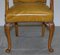Art Deco Hand Carved Walnut & Leather Denby & Spinks Dining Chairs, Set of 8 15