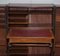 Vintage Teak Home Office Desk with Compendium Work Station that Folds Away, 1960s 10