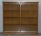 Matching English Oak Library Study Bookcases with Glazed Doors, Set of 2 17