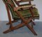 Victorian Military Campaign Steamer Liner Folding Chairs, Set of 2 9