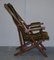Victorian Military Campaign Steamer Liner Folding Chairs, Set of 2 8
