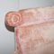 Poltrone Boudoir vittoriane con rivestimento in velluto rosa salmone, set di 2, Immagine 5