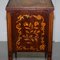 19th Century Dutch Marquetry Inlaid Side Table with Tambour Fronted Door 10