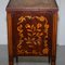 19th Century Dutch Marquetry Inlaid Side Table with Tambour Fronted Door, Image 10