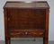 19th Century Dutch Marquetry Inlaid Side Table with Tambour Fronted Door, Image 7