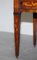 19th Century Dutch Marquetry Inlaid Side Table with Tambour Fronted Door 8