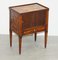 19th Century Dutch Marquetry Inlaid Side Table with Tambour Fronted Door 2