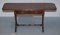 Large Extending Flamed Hardwood Side or Card Table with Lion Feet from Bevan Funnell 17