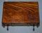 Large Extending Flamed Hardwood Side or Card Table with Lion Feet from Bevan Funnell 4