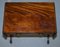 Large Extending Flamed Hardwood Side or Card Table with Lion Feet from Bevan Funnell, Image 4