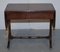 Large Extending Flamed Hardwood Side or Card Table with Lion Feet from Bevan Funnell 12