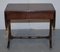 Large Extending Flamed Hardwood Side or Card Table with Lion Feet from Bevan Funnell, Image 12