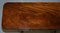 Großer ausziehbarer Beistell- oder Kartentisch aus geflammtem Hartholz mit Löwenfüßen von Bevan Funnell 19