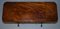 Großer ausziehbarer Beistell- oder Kartentisch aus geflammtem Hartholz mit Löwenfüßen von Bevan Funnell 18