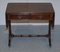 Large Extending Flamed Hardwood Side or Card Table with Lion Feet from Bevan Funnell 3