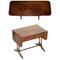 Large Extending Flamed Hardwood Side or Card Table with Lion Feet from Bevan Funnell, Image 1