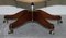 Hardwood Chesterfield Captain's Directors Armchair, Image 10