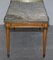 Antique French Marquetry Inlaid Coffee Table with Thick Marble Top & Brass Gallery Rail 13