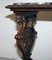 Italian Ornately Hand Carved Oak Side Table with Solid Marble Top, 1840s 9