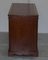 Antique Victorian Burr Walnut Twin Pedestal Partner Desk with Brown Leather Top, Image 15