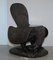 Ornate Hand Carved Solid Wood American Eagle Armchairs, 1900s, Set of 2, Image 2