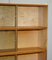 Vintage Oak Stacking Library Legal Bookcases with Glass Sliding Doors, 1972, Set of 2 9