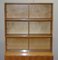 Vintage Oak Stacking Library Legal Bookcases with Glass Sliding Doors, 1972, Set of 2 6