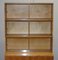 Vintage Oak Stacking Library Legal Bookcases with Glass Sliding Doors, 1972, Set of 2, Image 6