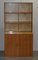 Vintage Oak Stacking Library Legal Bookcases with Glass Sliding Doors, 1972, Set of 2 4