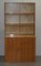 Vintage Oak Stacking Library Legal Bookcases with Glass Sliding Doors, 1972, Set of 2, Image 4