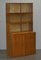 Vintage Oak Stacking Library Legal Bookcases with Glass Sliding Doors, 1972, Set of 2 3