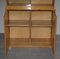 Vintage Oak Stacking Library Legal Bookcases with Glass Sliding Doors, 1972, Set of 2 11