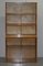 Vintage Oak Stacking Library Legal Bookcases with Glass Sliding Doors, 1972, Set of 2 16