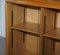 Vintage Oak Stacking Library Legal Bookcases with Glass Sliding Doors, 1972, Set of 2 18