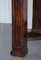 Art Nouveau Style Refectory Hayrake Dining Table with Carved Legs 10