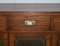 Flamed Mahogany and Green Leather Military Campaign Sideboard, Image 5