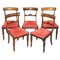 William IV Hardwood Dining Chairs, 1830s, Set of 5 1