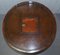 Antique Flamed Hardwood Revolving Rent Drum Table, Image 7