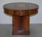 Antique Flamed Hardwood Revolving Rent Drum Table 2