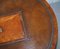 Antique Flamed Hardwood Revolving Rent Drum Table, Image 10