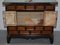 Antique Chinese Burr Elm & Brass Engraved Sideboard, Image 18