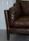 Braunes Vintage Ledersofa 13