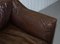 Vintage Brown Leather Sofa 12