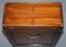Brown Leather Chest of Drawers from Harrods, Image 8