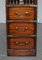 Brown Leather Chest of Drawers from Harrods, Image 7