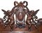 Venice Antique Carved Cabinet by Carlo Scarpa by Pauly et Cie for Guggenheim Museum 5