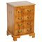 Burr Yew Wood Record Player Cabinet, Image 1